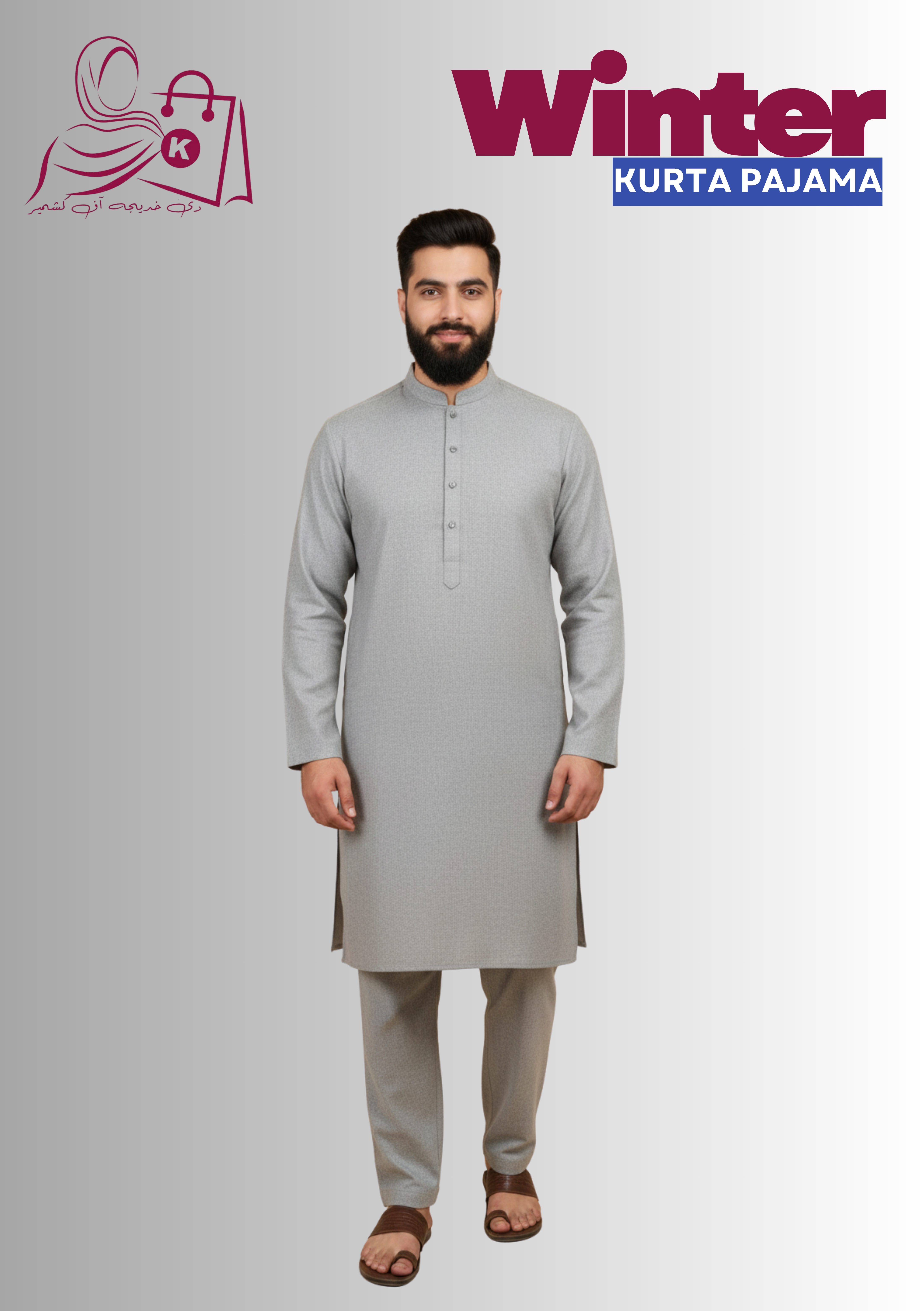 Classic Winter Kurta Pajama for Men