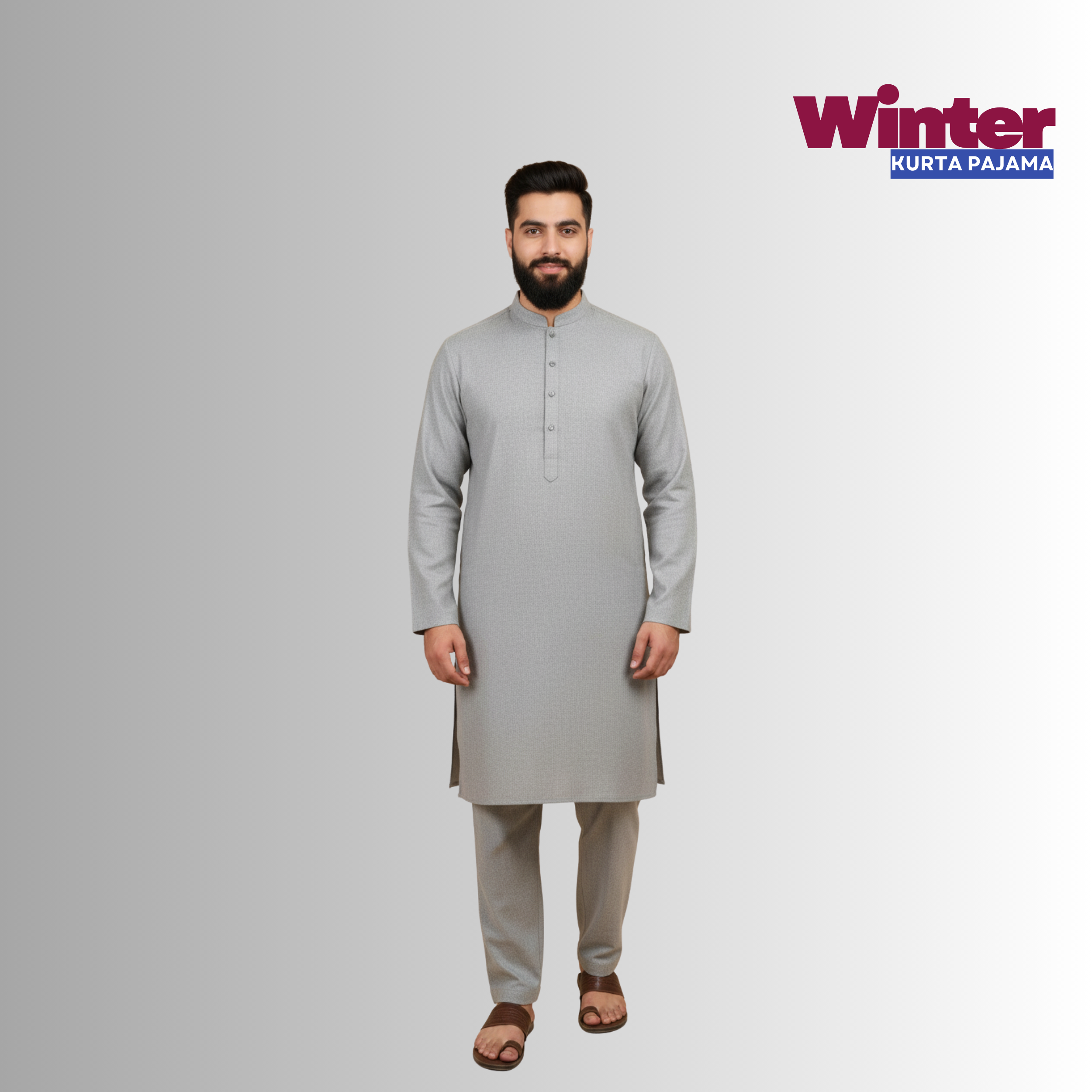 Classic Winter Kurta Pajama for Men
